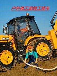 户外施工超级工程车动漫