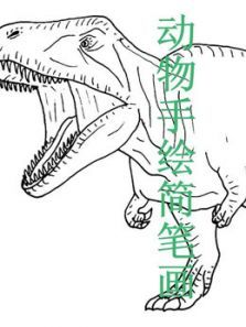 动物手绘简笔画动漫