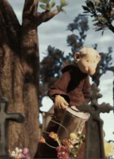 柏树山上的风动漫